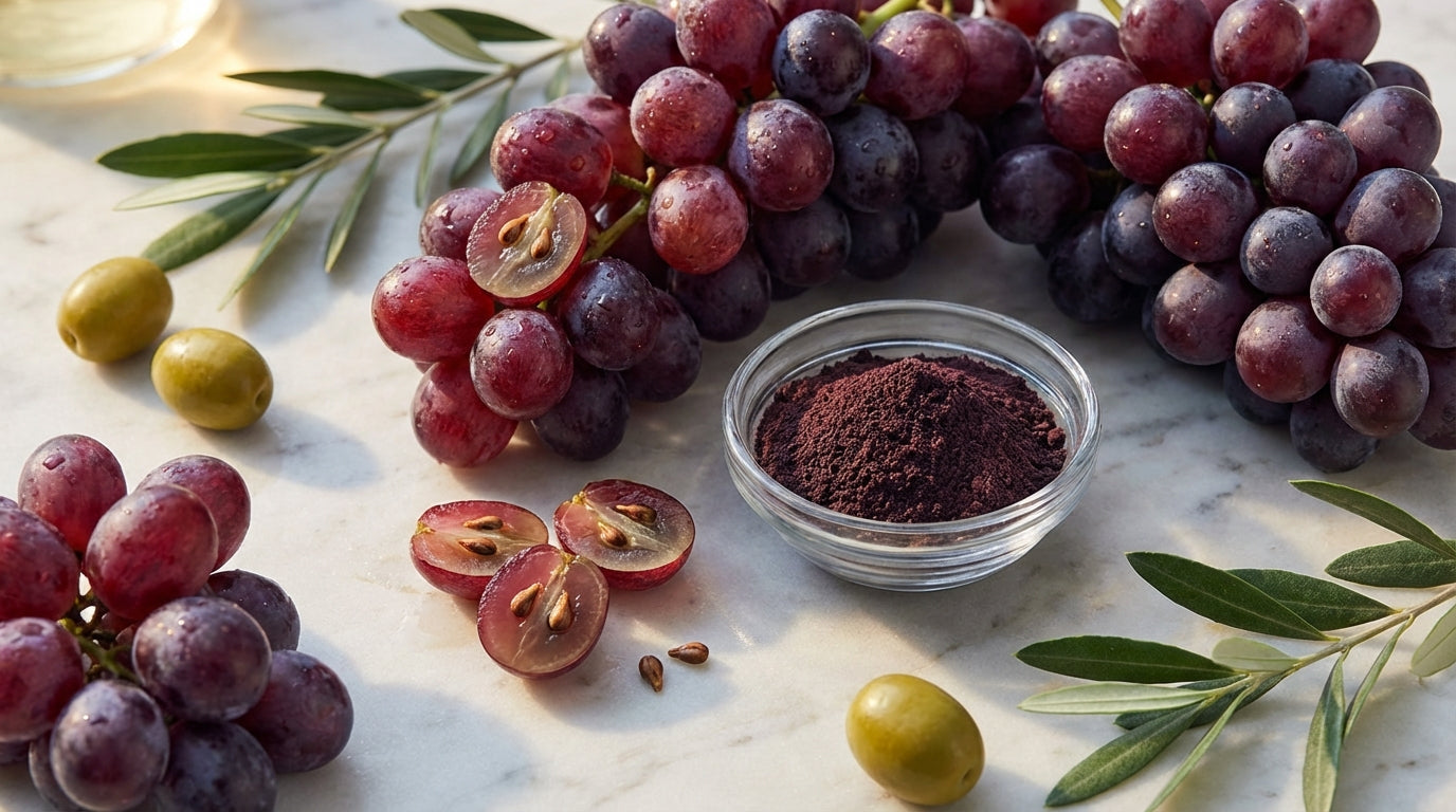 Grape Seed Extract, premium grapes and high-quality grape seeds